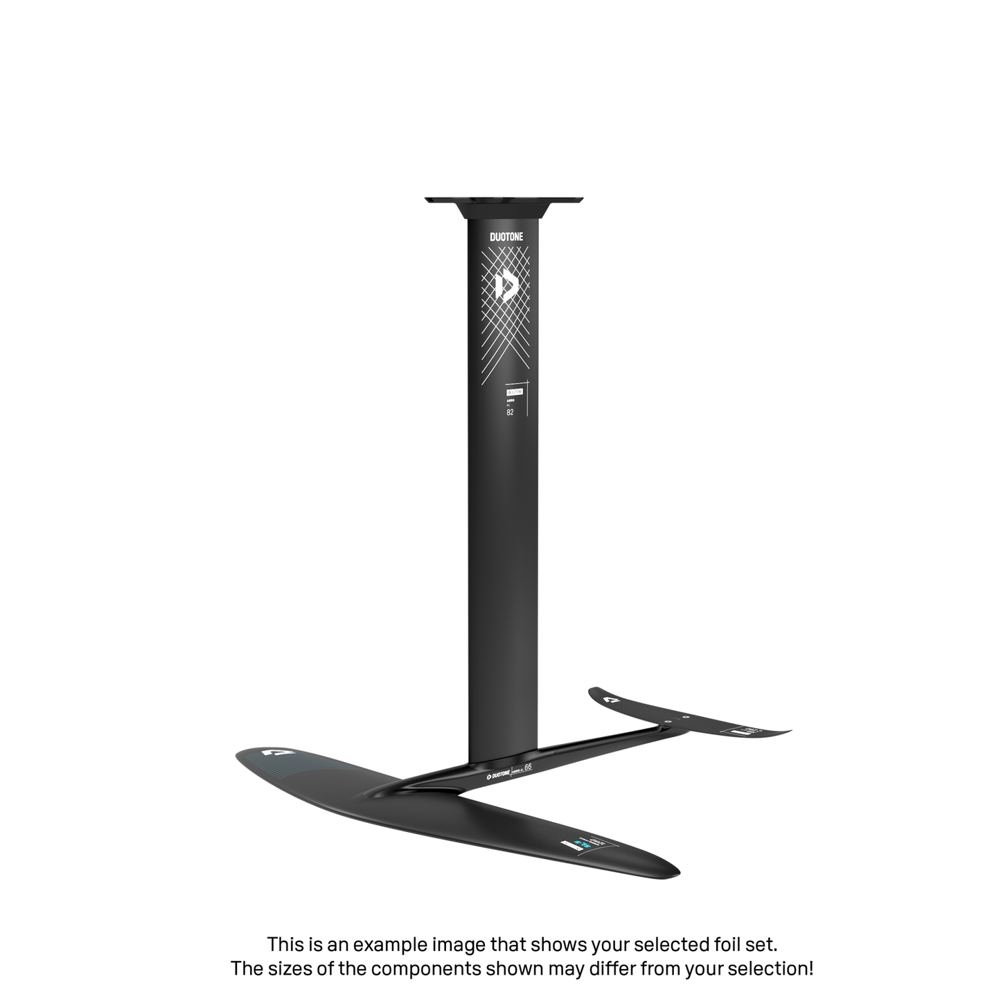 Mast-Fuselage Set Aero AL 75/76*Wing Set Aero Free SLS 1750/250