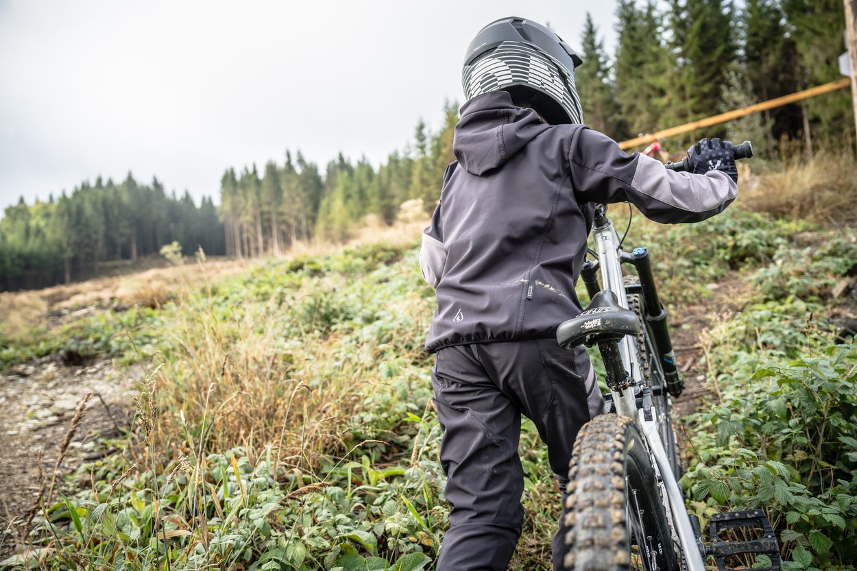 MTB Jacke Shelter 2L Softshell Kinder