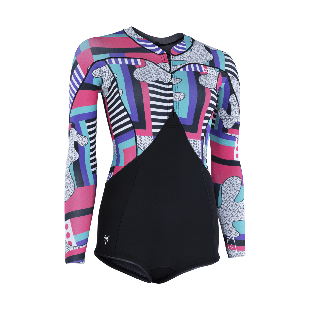 Damen Neoprenanzug Amaze Hot Shorty 1.5 Langarm Front Zip