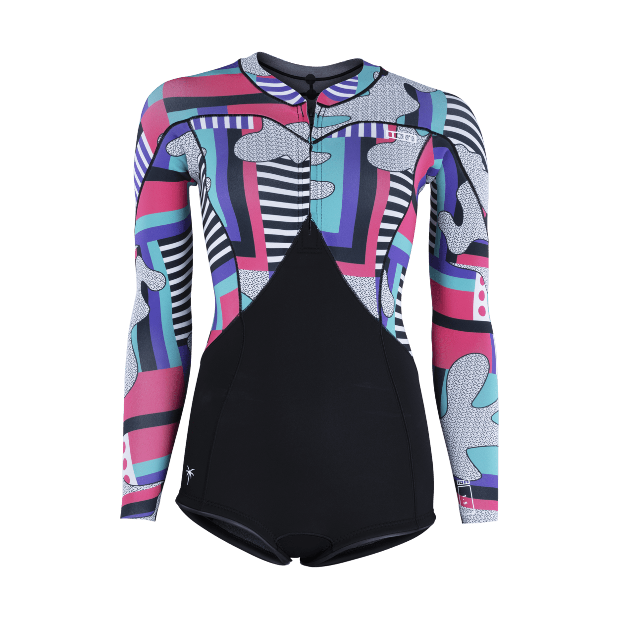 Damen Neoprenanzug Amaze Hot Shorty 1.5 Langarm Front Zip