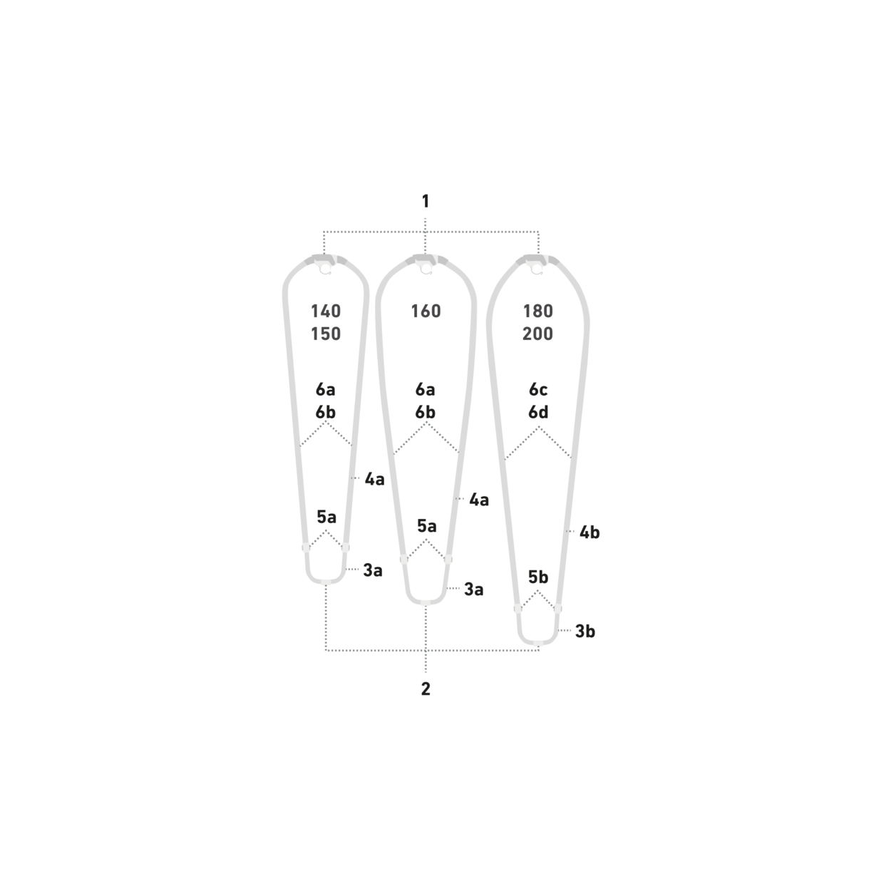 Duotone Boom Spare Double Pin.Lock oval (2pcs) (SS19-21) 2021