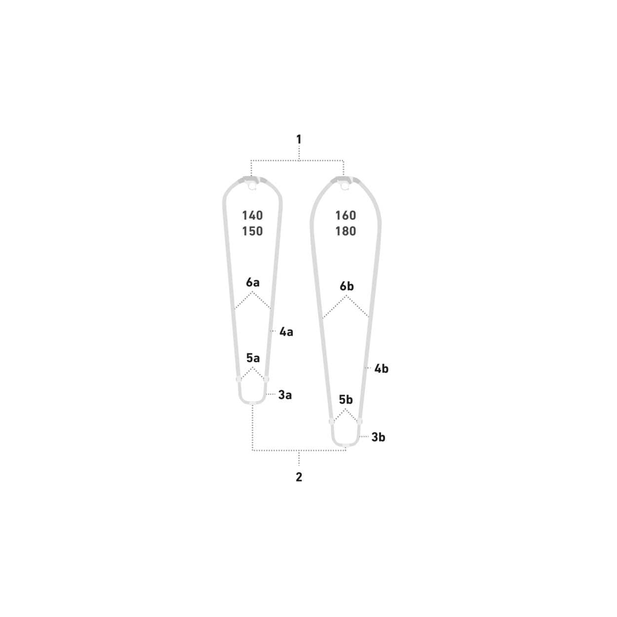 Duotone EVA grip Black (2pcs) SS20 2020