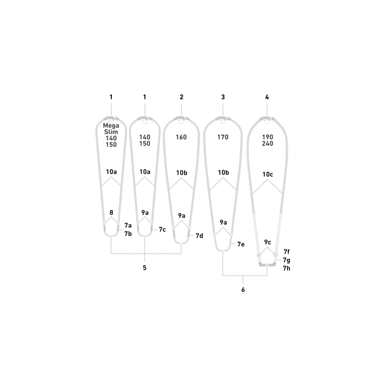 Duotone Boom Spare EVA grip Platinum (2pcs) (SS20) 2020