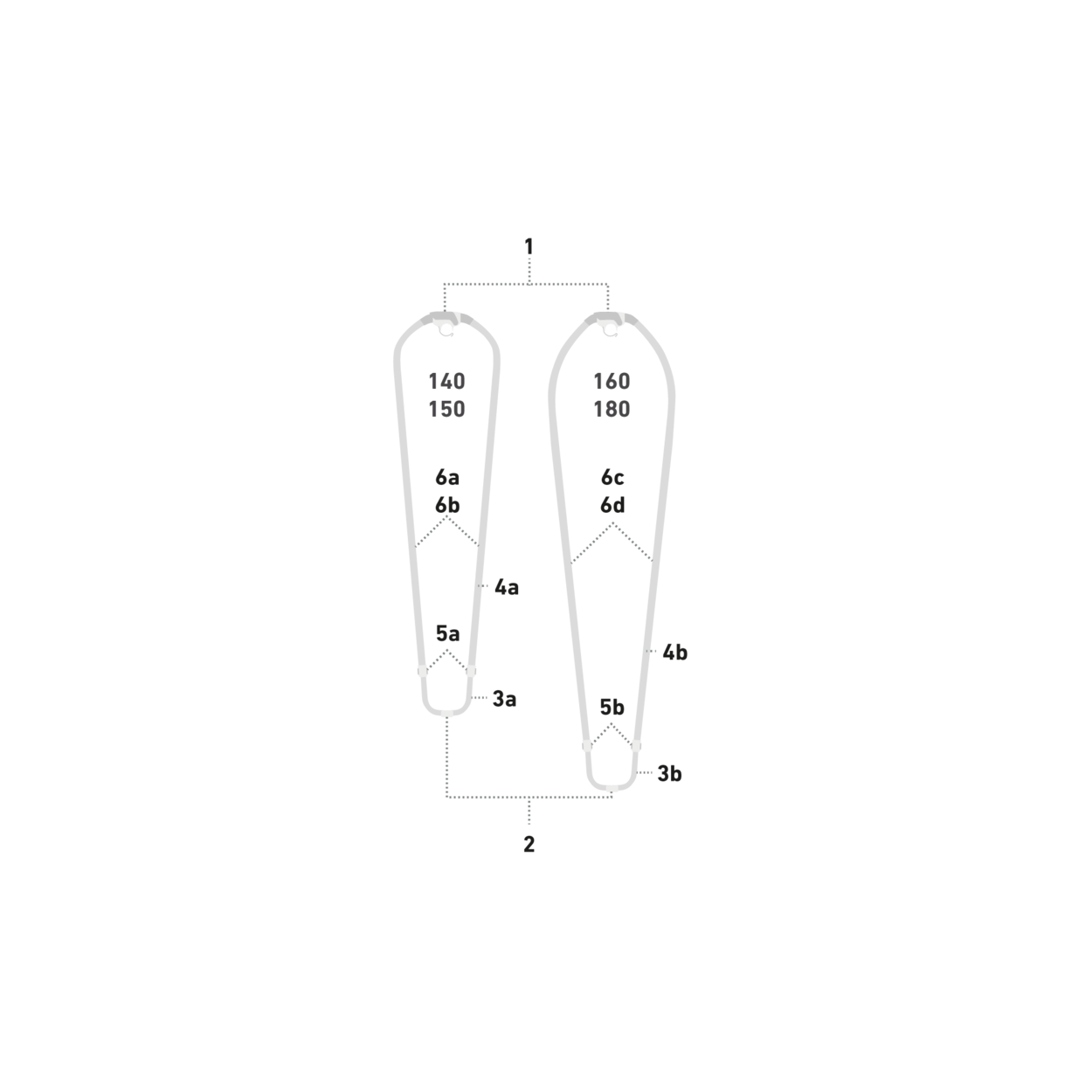 Duotone EVA grip Black (2pcs) (SS22) 2024