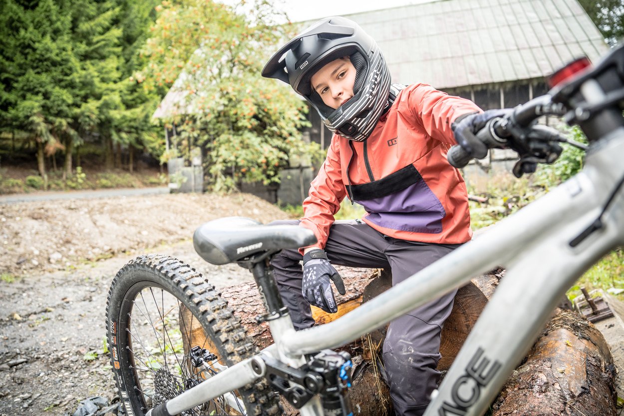 Giacca impermeabilizzata MTB Shelter 2.5L per bambini